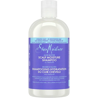 Aloe Butter Scalp Moisture Shampoo with Vitamin B3 for hydrated scalp & stronger, moisturized hair