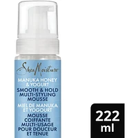 Multi-Styling Hair Mousse nourishing hair styling Manuka Honey & Yogurt with Mafura & Baobab Oils