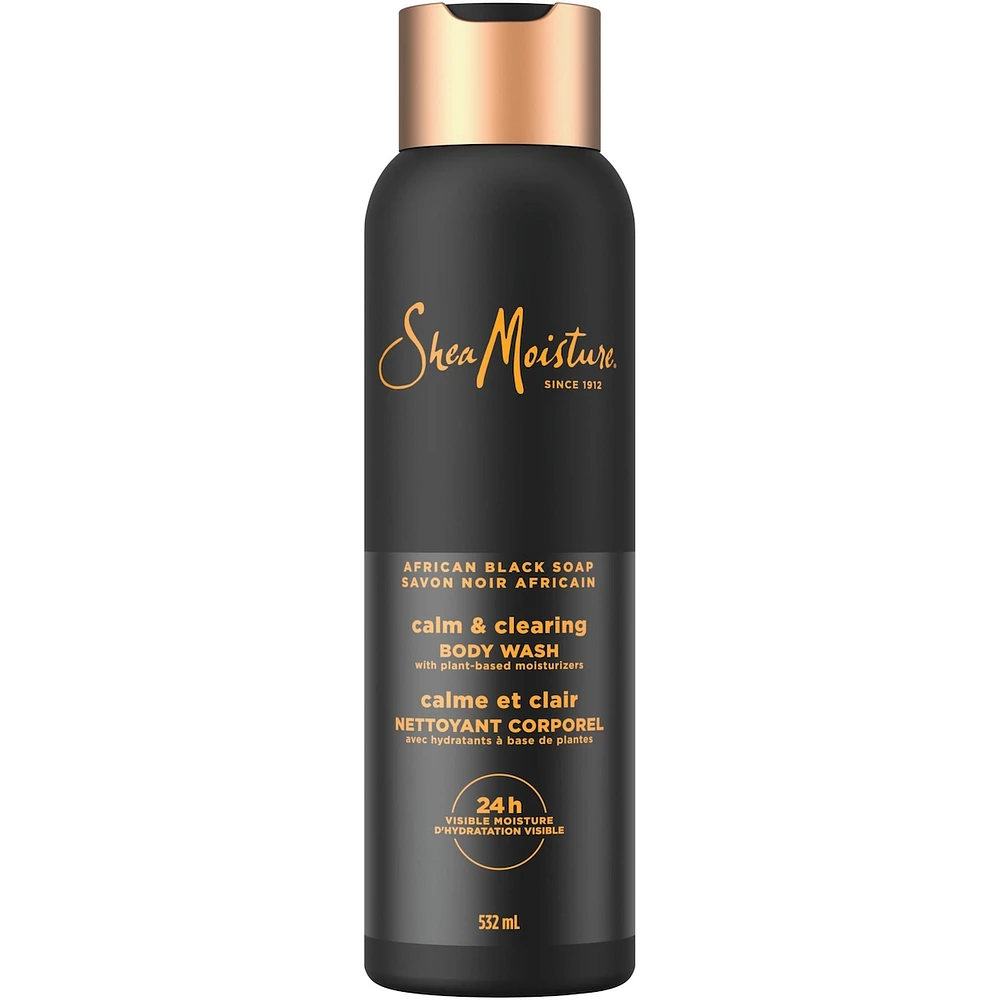 SheaMoisture Bar Soap Soothing and Clarifying bar soap African Black Soap with 24h shea moisture nutrients for Healthy, Glowing Skin