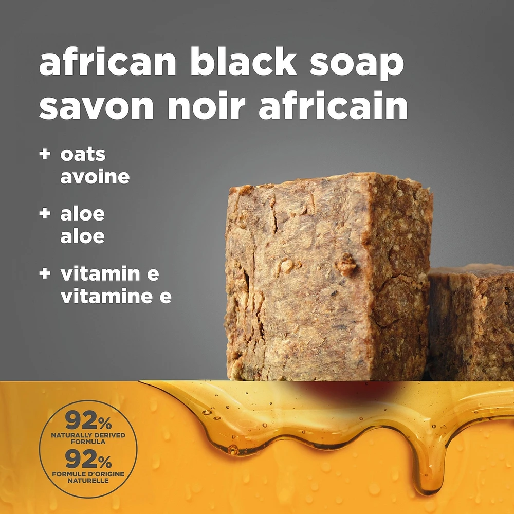 SheaMoisture Bar Soap Soothing and Clarifying bar soap African Black Soap with 24h shea moisture nutrients for Healthy, Glowing Skin
