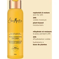 SheaMoisture  Body Wash Moisturize and Restore Dry Skin Raw Shea Butter for 24H Visible Moisture for Healthy, Glowing Skin 532 ml