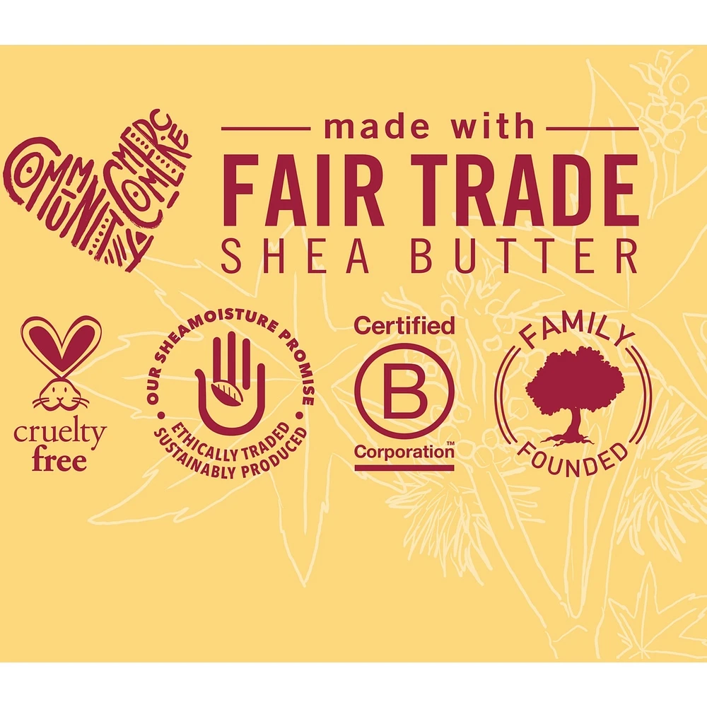 SheaMoisture Jamaican Black Castor Oil Strengthen & Restore conditioner For Damaged Hair with Shea Butter, Peppermint and Apple Cider Vinegar 384 ml
