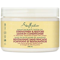 Strengthen & Restore Leave-in Conditioner for dry hair Jamaican Black Castor Oil with Shea Butter, Peppermint and Apple Cider Vinegar 340 ml