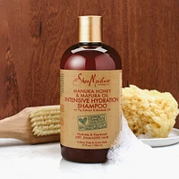 SheaMoisture Manuka Honey and Mafura Oil Intensive Hydration Shampoo for Dry, Damaged Hair with Fig Extract & Baobab Oil Sulfate-Free 384 ml