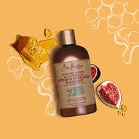 SheaMoisture Manuka Honey and Mafura Oil Intensive Hydration Shampoo for Dry, Damaged Hair with Fig Extract & Baobab Oil Sulfate-Free 384 ml