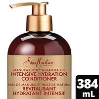 SheaMoisture Manuka Honey and Mafura Oil Intensive Hydration Conditioner for Dry, Damaged Hair with Fig Extract & Baobab Oil Nourish & Soften 384 ml