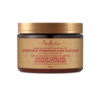 Intensive Hydration Hair Masque hair treatment for dry, damaged hair Manuka Honey & Mafura Oil deep conditioning treatment with fig extract 326 g