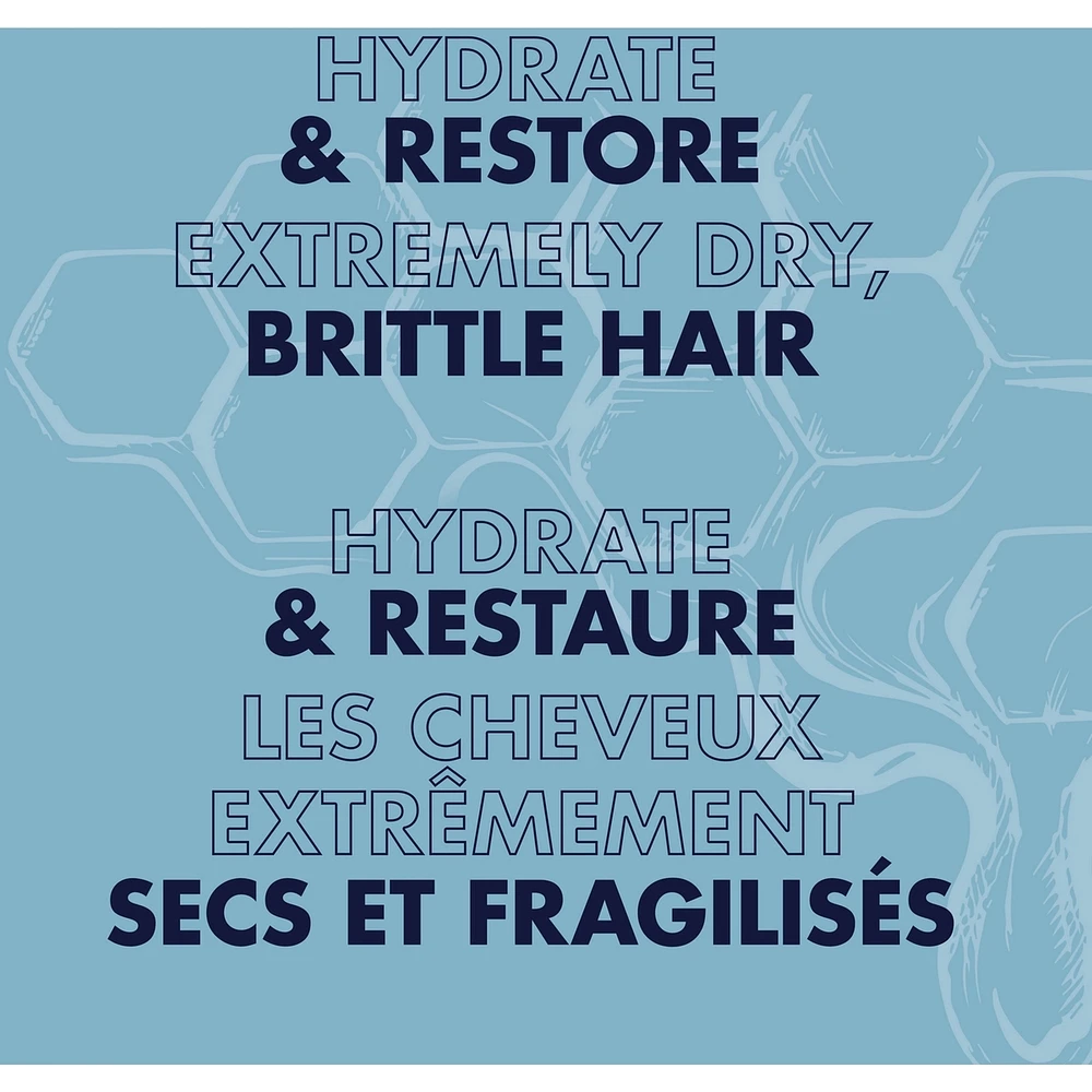 Hydrate + Repair Multi-Action Leave-In Hair Treatment for extremely dry, brittle hair Manuka Honey & Yogurt colour safe leave-in conditioner 237 ml