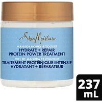 Hydrate + Repair Protein Power Hair Treatment for dry, damaged hair Manuka Honey & Yogurt sulfate-free deep conditioner 237 ml