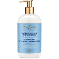 SheaMoisture Manuka Honey & Yogurt Hydrate & Repair Conditioner for Damaged Wavy & Curly hair with Mafura & Baobab Oils 384 ml