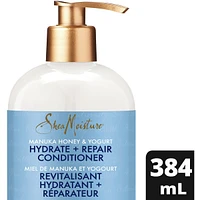 SheaMoisture Manuka Honey & Yogurt Hydrate & Repair Conditioner for Damaged Wavy & Curly hair with Mafura & Baobab Oils 384 ml
