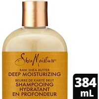 SheaMoisture Raw Shea Butter Deep Moisturizing Sulfate-Free Shampoo for Dry Damaged Hair with Sea Kelp & Argan Oil 384 ml