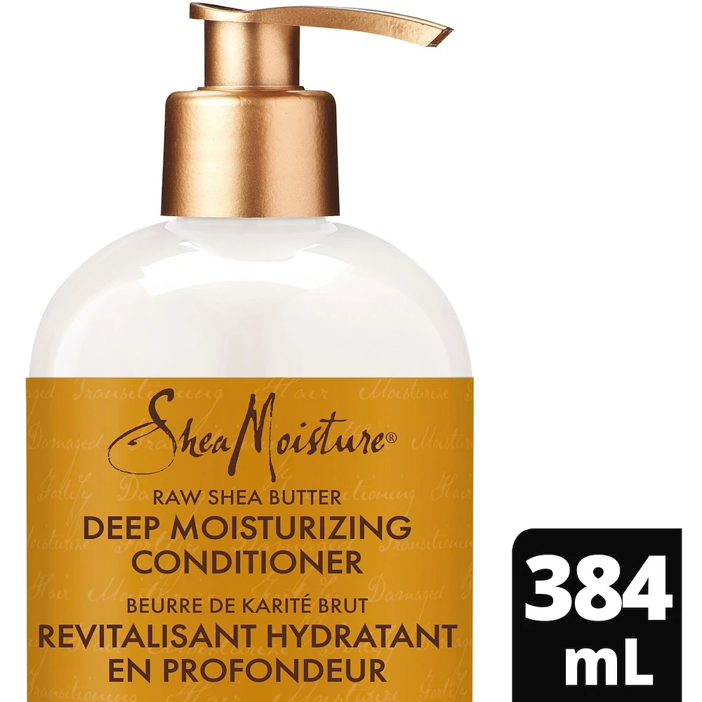SheaMoisture Raw Shea Butter Deep Moisturizing Restorative Conditioner for Curly Hair with Sea Kelp & Argan Oil 384 ml