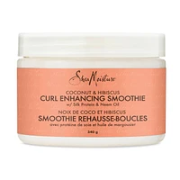 Deep Conditioning Curl Enhancing Smoothie hair repair for thick, curly Hair Coconut & Hibiscus with Silk Protein & Neem Oil 340 g