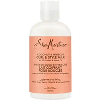 Curl & Style Milk Leave-In Conditioner for thick, curly Hair Coconut & Hibiscus with Silk Protein and Neem Oil 237 ml