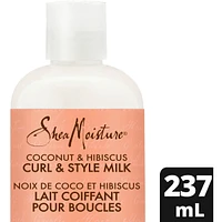 Curl & Style Milk Leave-In Conditioner for thick, curly Hair Coconut & Hibiscus with Silk Protein and Neem Oil 237 ml