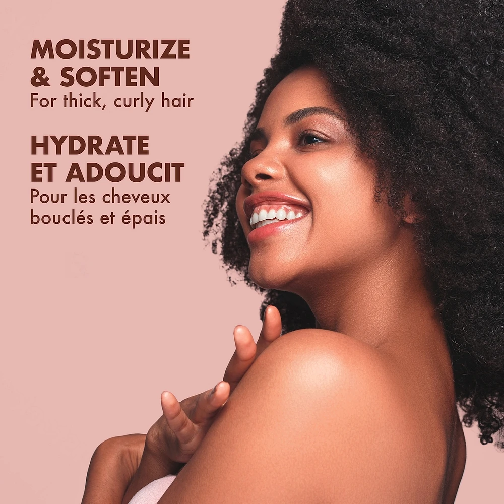 SheaMoisture Coconut & Hibiscus Curl & Shine Conditioner for Thick, Curly Hair with Silk Protein & Neem Oil to Moisturize & Soften 384 ml