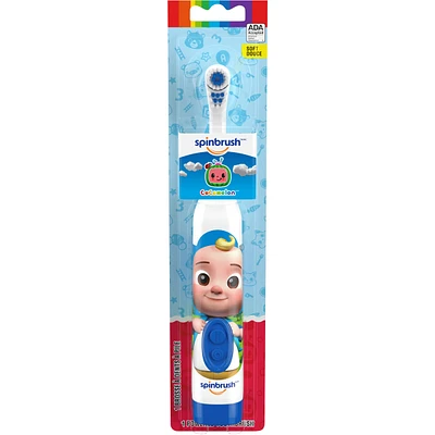 Kids Battery Powered Toothbrush, Soft Bristles, Cocomelon