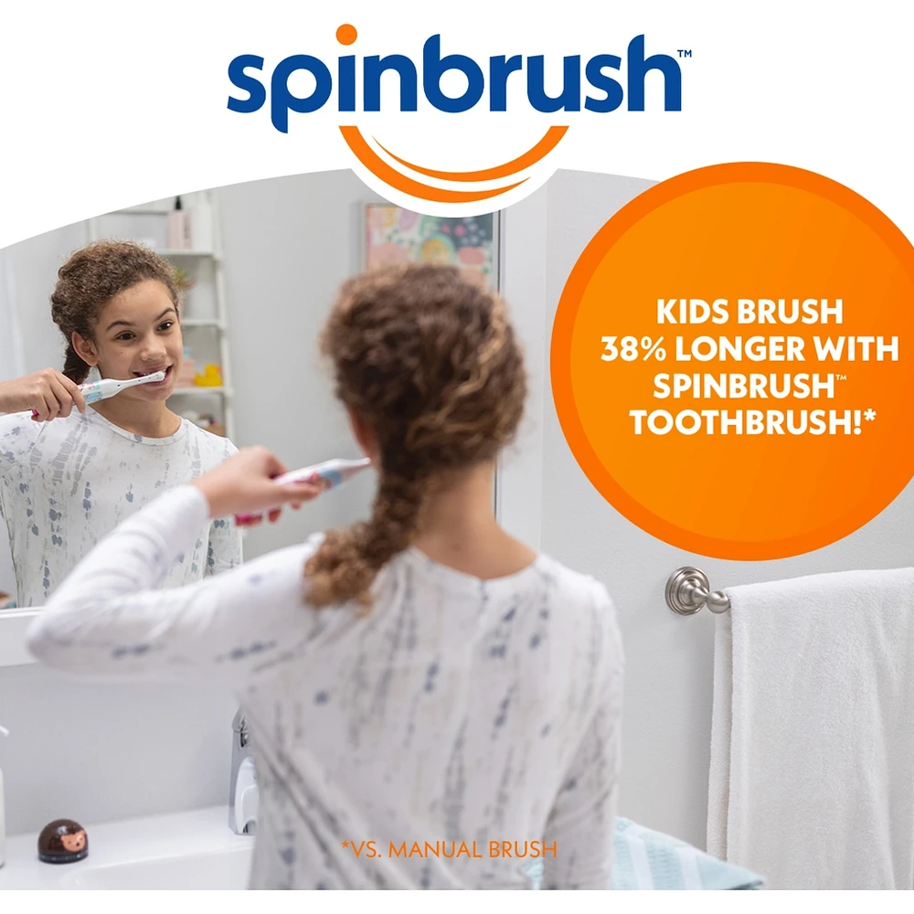 Kids Battery Powered Toothbrush, Soft Bristles, Cocomelon