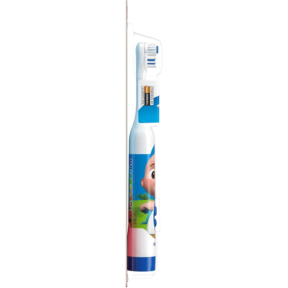 Kids Battery Powered Toothbrush, Soft Bristles, Cocomelon