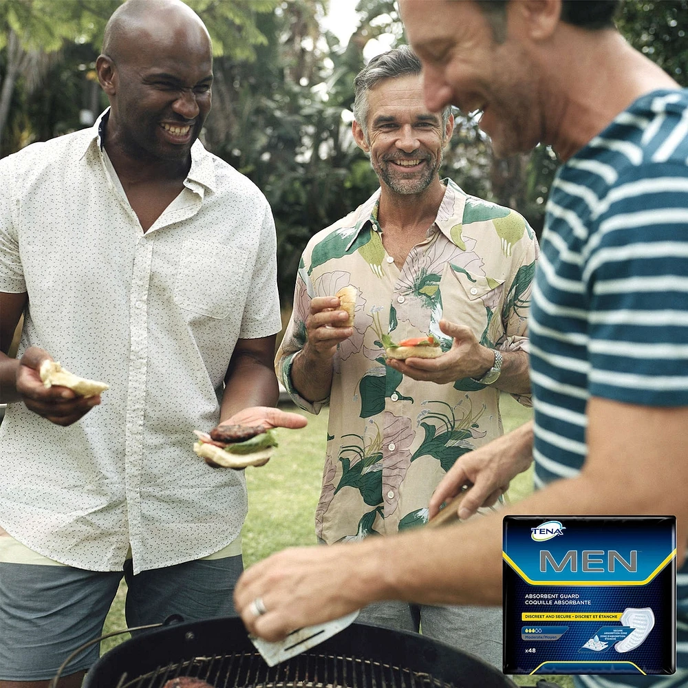 Incontinence Guards for Men, Moderate Absorbency
