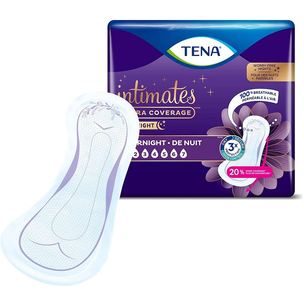 Sensitive Care Extra Coverage Overnight Pads