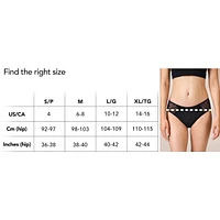 TENA Stylish Black Classic Brief Washable Absorbent Underwear M