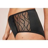 TENA Stylish Black Classic Brief Washable Absorbent Underwear M