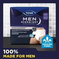Men Overnight Extra Coverage Incontinence Underwear