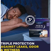 Men Overnight Extra Coverage Incontinence Underwear, Large/Extra-Large