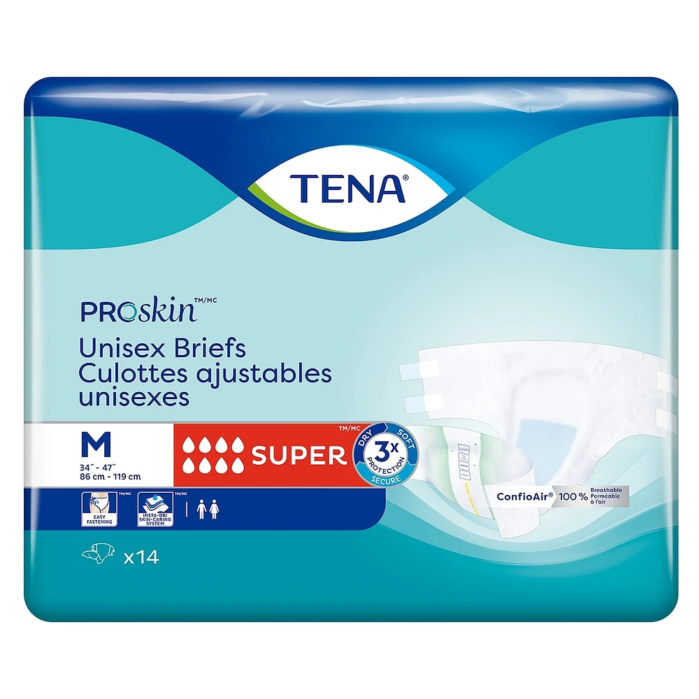 Unisex Incontinence Brief, Super Absorbency