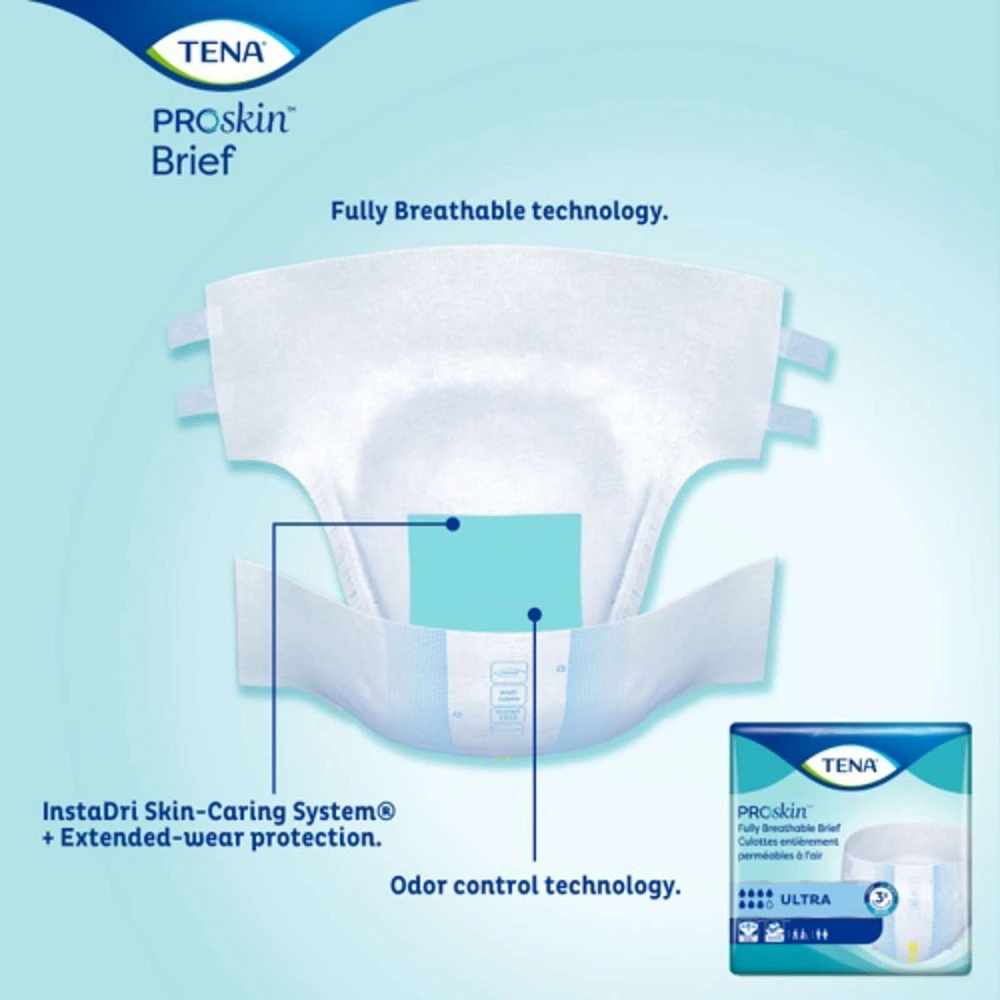 Adult Incontinence Brief, Ultra Absorbency, Regular, Lavender