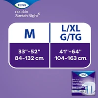 PROskin Stretch Night Brief M, 12 count