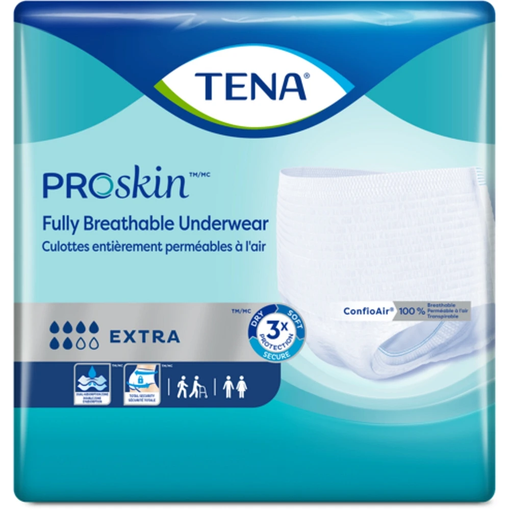 Protective Incontinence Underwear, Extra Absorbency
