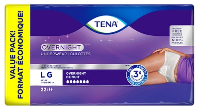 Tena Overnight Uw L 22