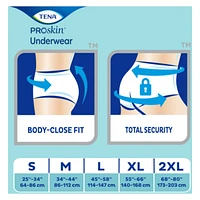 Protective Incontinence Underwear, Plus Absorbency