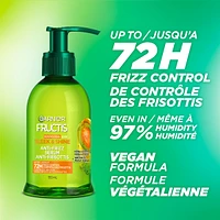 Garnier Fructis Anti-Frizz Oil Treatment, Long Lasting Frizz Control, Paraben-Free, Sleek & Shine, 150 mL
