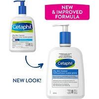 Oily Skin Cleanser, Gentle Foaming Daily Face Wash for Sensitive, Acne Prone