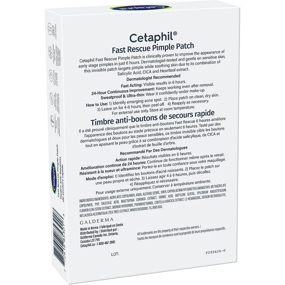 Fast Rescue Pimple Patches 24ct