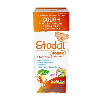 Children's Stodal Honey for Dry or Wet Cough in Children 1 to 11 Years of Age.