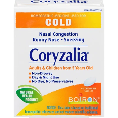 Coryzalia for Cold Symptoms