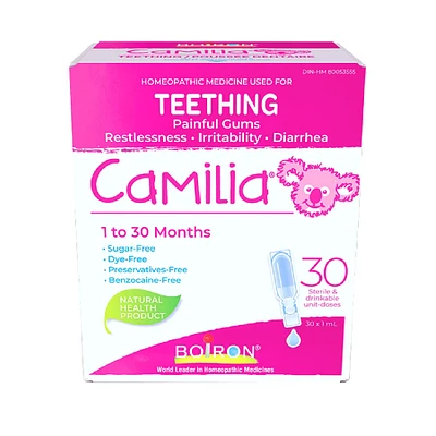 Camilia Relieves Teething Symptoms
