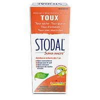 Stodal Sugar Free for Dry Cough or Wet Cough, Irritating Cough and Cough with Phlegm.