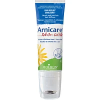 Boiron Arnicare Roll-on used for pain relief, muscle and joint pain, back stiffness.