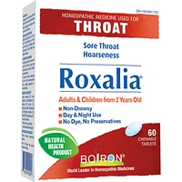 Roxalia Relieves Sore Throats and Hoarseness