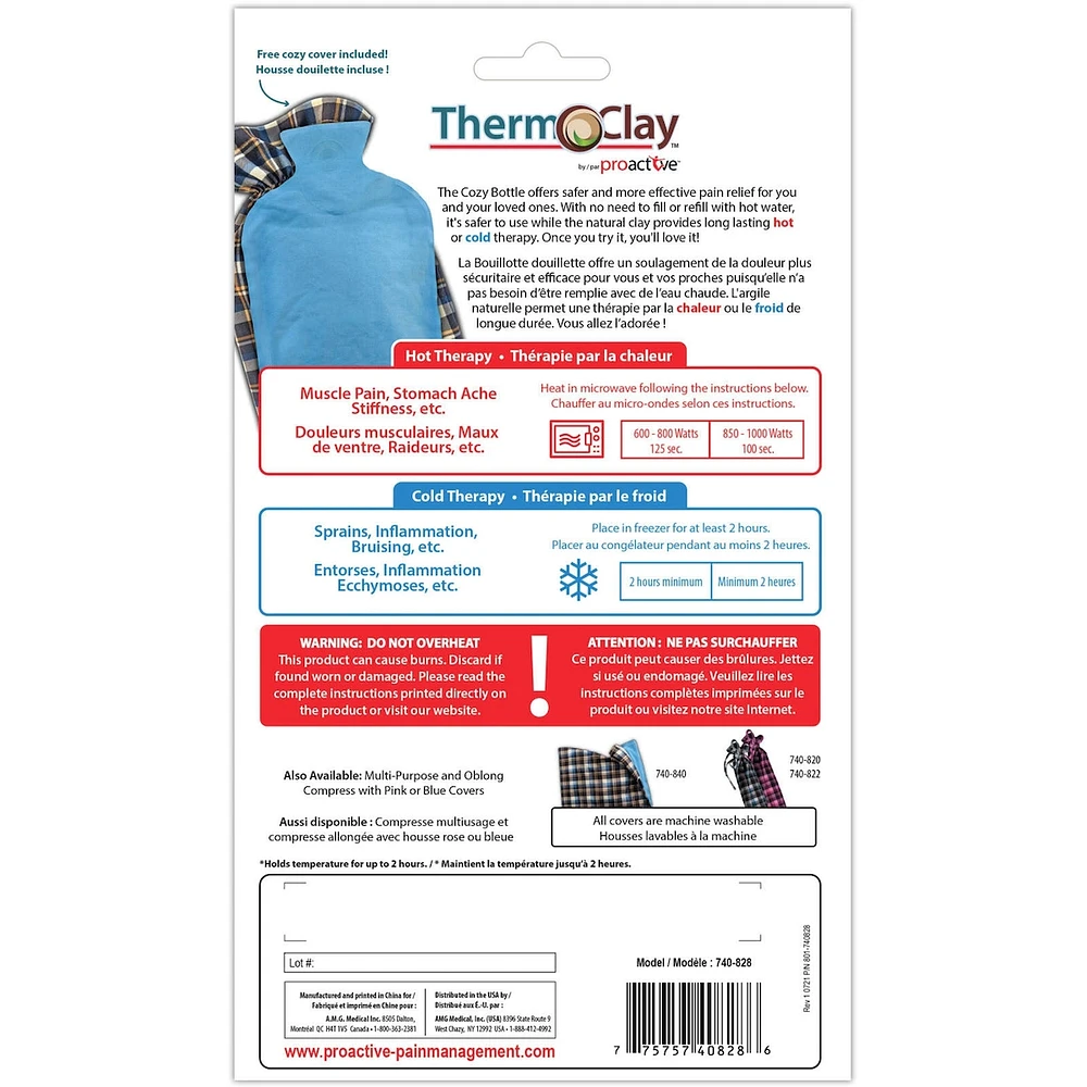 Thermo-O-Clay Waterless Cozy Bottle