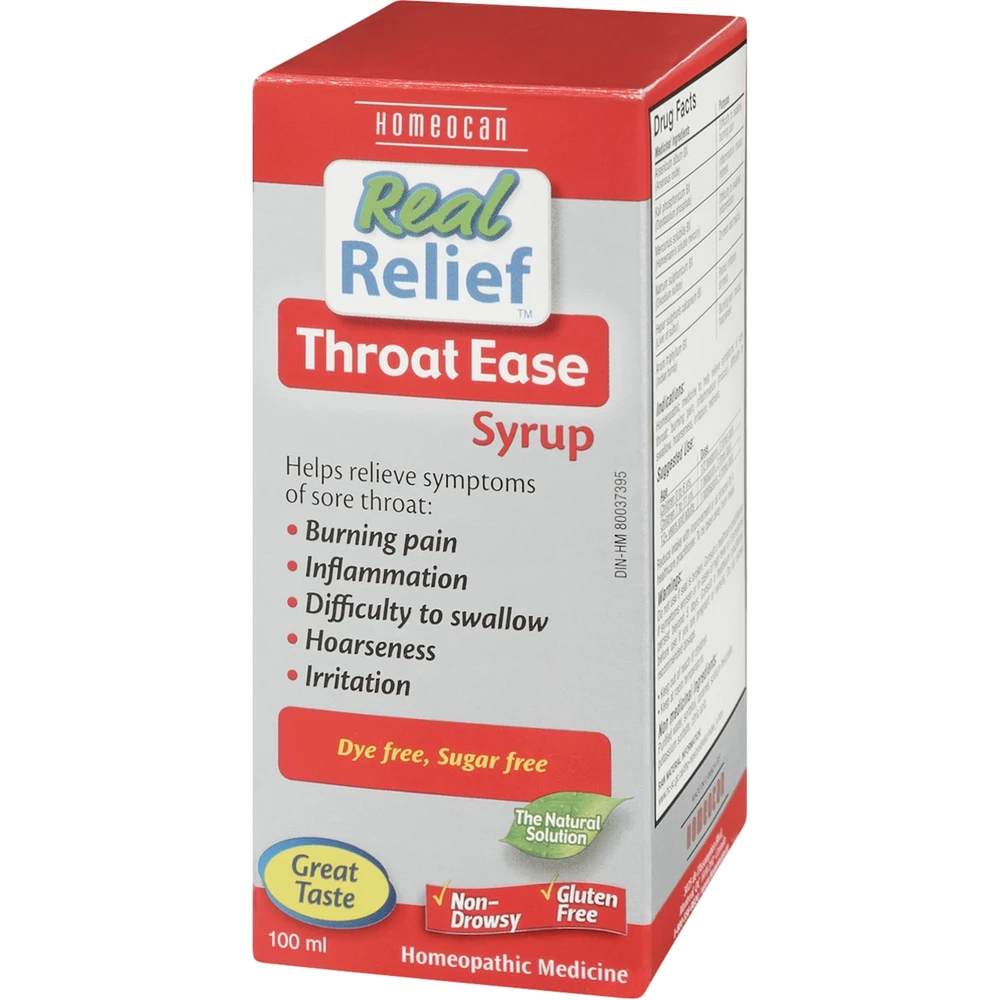 Real Relief Throat Ease Syrup