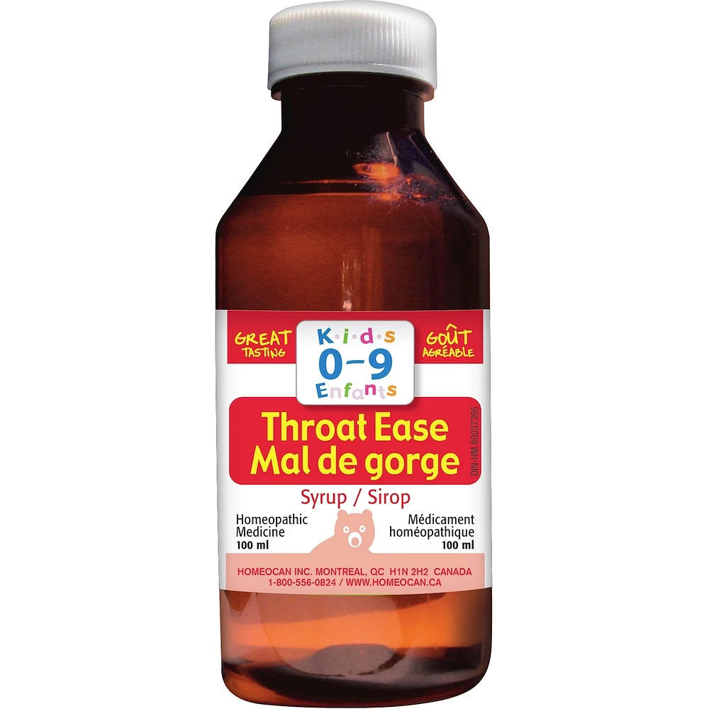 Kids 0-9 Throat Ease Syrup