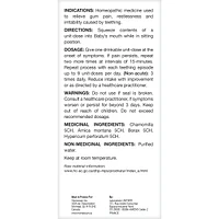 Kids 0-9 Teething Unit Doses