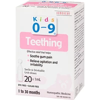 Kids 0-9 Teething Unit Doses